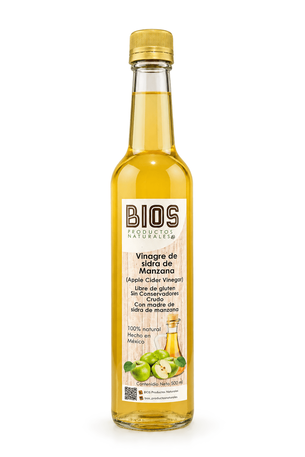 Vinagre de Sidra de Manzana ½L